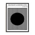 Bauhaus Central Sun Wall Art #oran_black-no-border