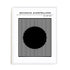Bauhaus Central Sun Wall Art #oran_white-white-border