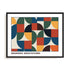 Bauhaus Chromatic Assembly Wall Art #oran_black-no-border