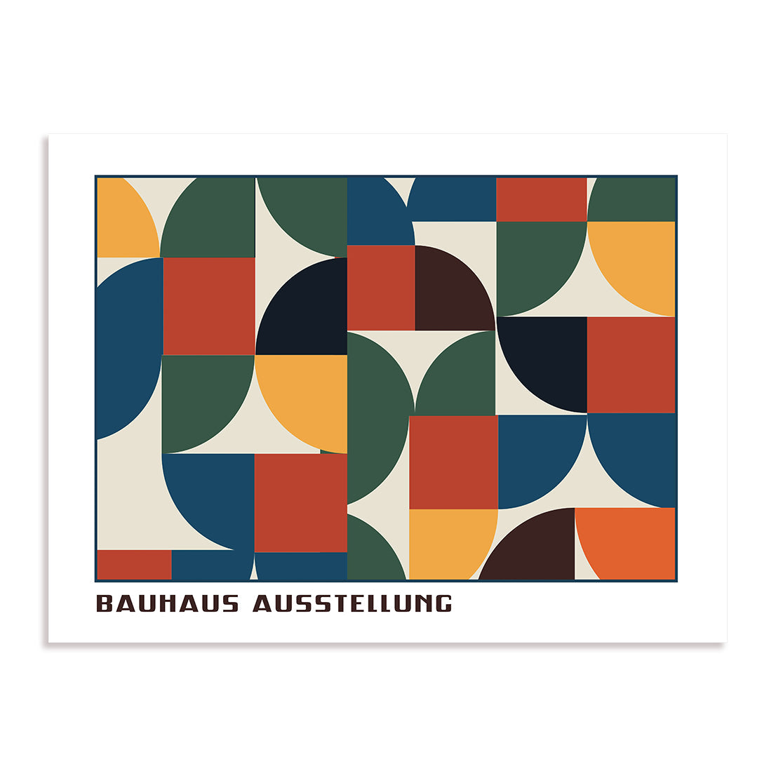 Bauhaus Chromatic Assembly Wall Art
