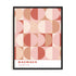 Bauhaus Chromatic Grid Variation Wall Art #oran_black-no-border