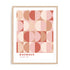 Bauhaus Chromatic Grid Variation Wall Art #oran_natural-white-border