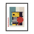 Bauhaus Chromatic Layer Interaction Wall Art #oran_black-no-border