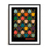 Bauhaus Chromatic Pulses Wall Art #oran_black-white-border
