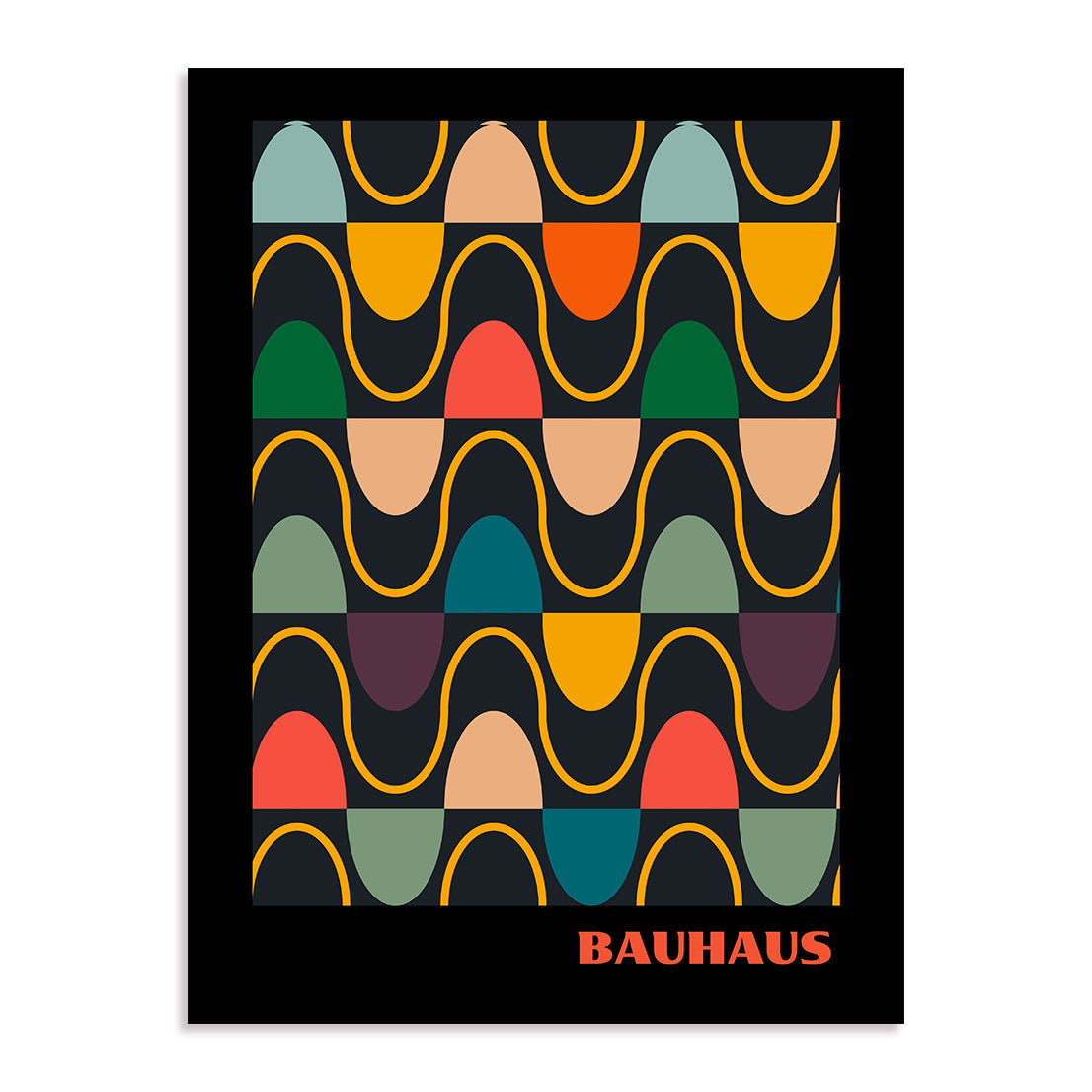Bauhaus Chromatic Pulses Wall Art