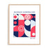 Bauhaus Circular Balance Study Wall Art #oran_natural-white-border