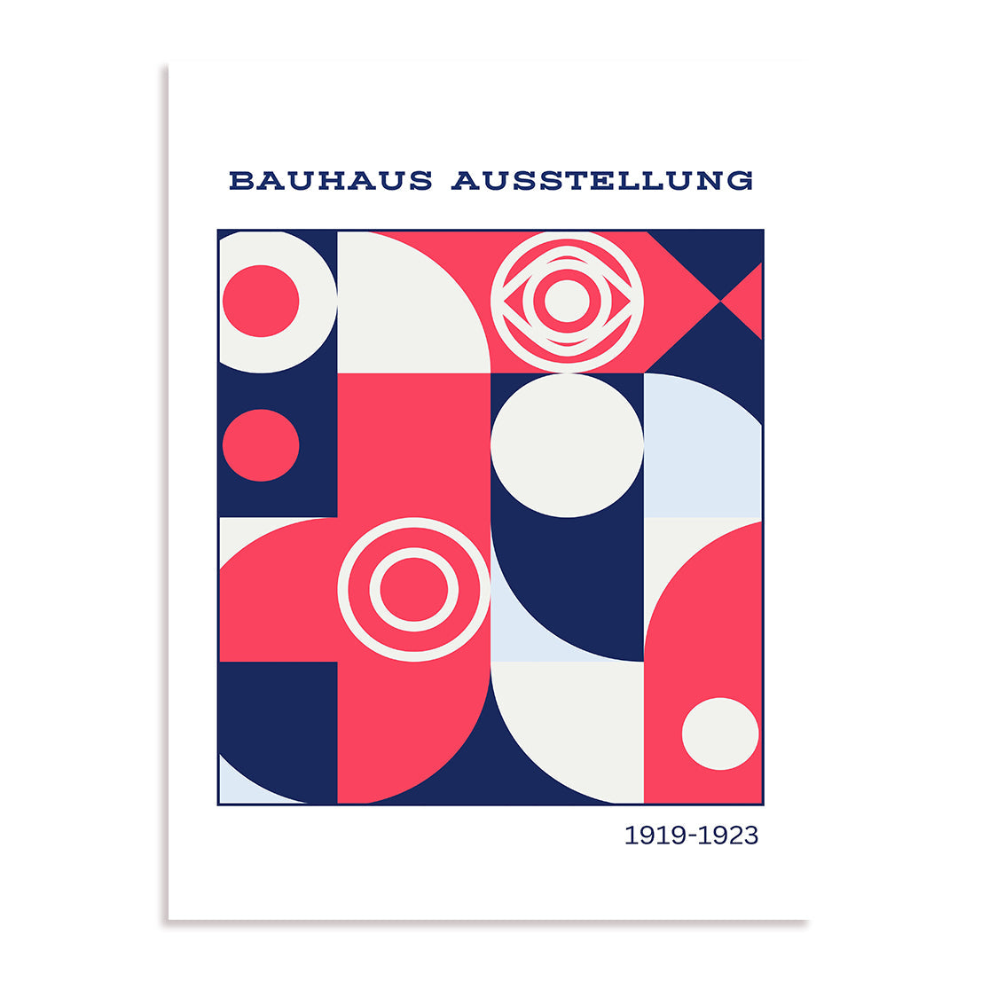 Bauhaus Circular Balance Study Wall Art