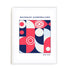 Bauhaus Circular Balance Study Wall Art #oran_white-white-border