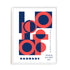 Bauhaus Circular Tension Wall Art #oran_white-no-border