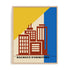 Bauhaus Cityscape Wall Art #oran_natural-no-border