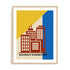 Bauhaus Cityscape Wall Art #oran_natural-white-border