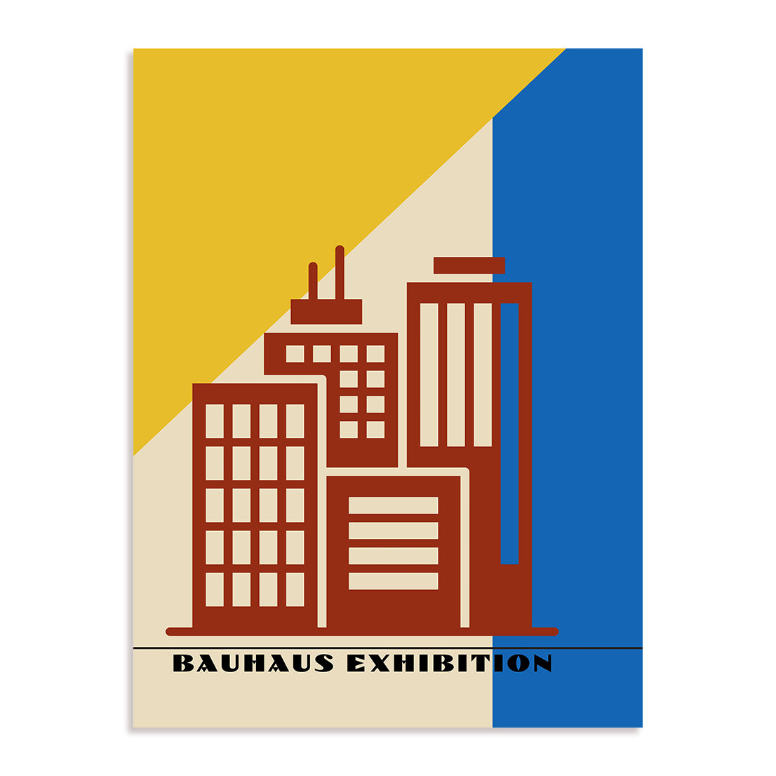 Bauhaus Cityscape Wall Art