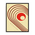 Bauhaus Concentric Modern Wall Art #oran_black-no-border