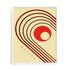 Bauhaus Concentric Modern Wall Art #oran_white-no-border