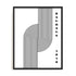 Bauhaus Curved Mass and Structure Wall Art #oran_black-no-border