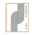 Bauhaus Curved Mass and Structure Wall Art #oran_natural-no-border