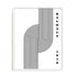 Bauhaus Curved Mass and Structure Wall Art #oran_white-no-border