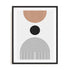 Bauhaus Depth and Dimension Wall Art #oran_black-white-border