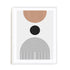 Bauhaus Depth and Dimension Wall Art #oran_white-white-border