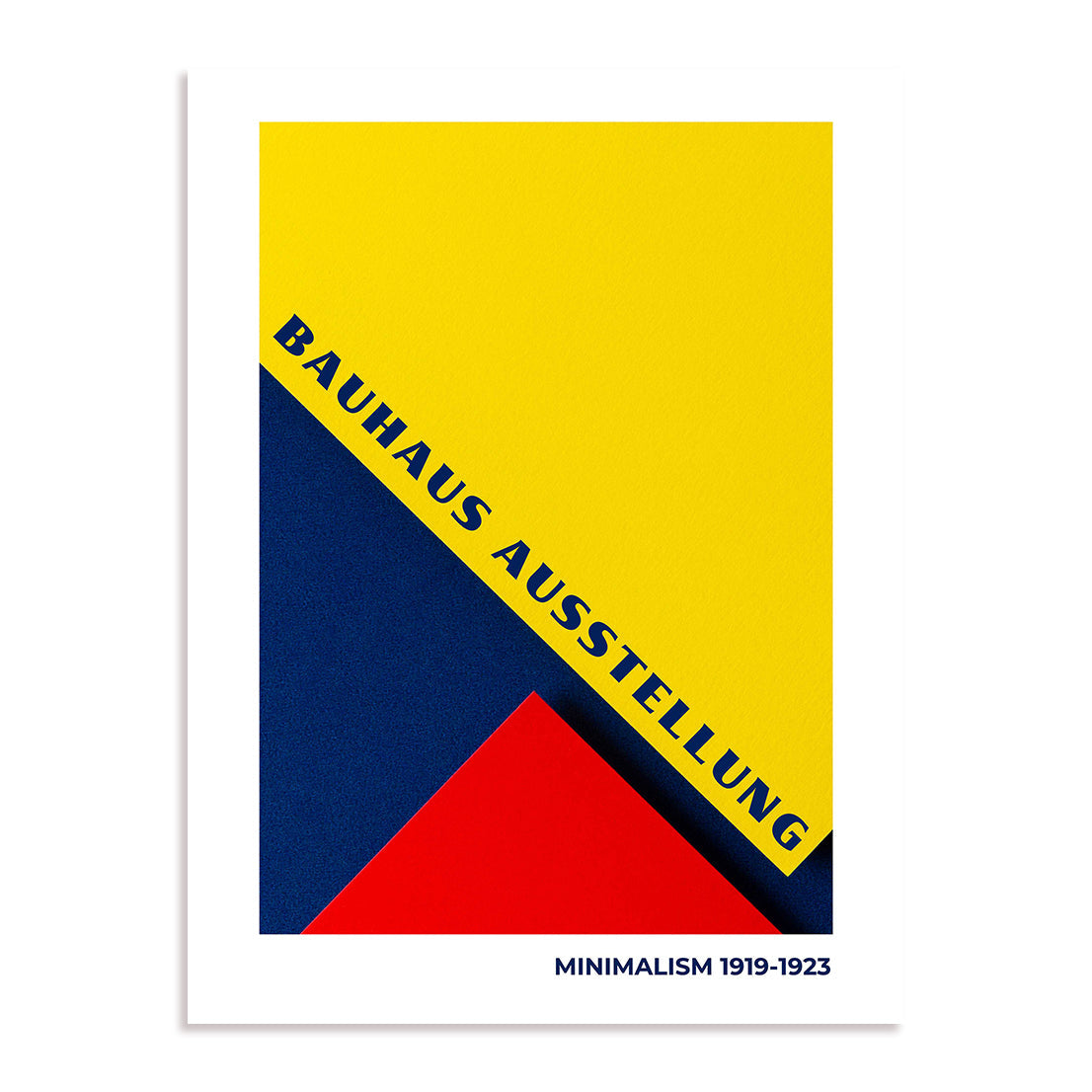 Bauhaus Diagonal Colour Tension Wall Art