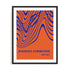 Bauhaus Dynamic Flowline Wall Art #oran_black-white-border