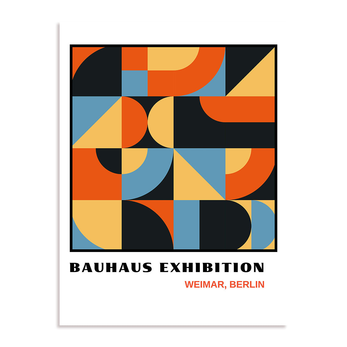 Bauhaus Dynamic Motion Wall Art