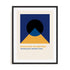 Bauhaus Dynamic Shape Composition Wall Art #oran_black-white-border
