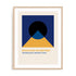 Bauhaus Dynamic Shape Composition Wall Art #oran_natural-white-border