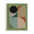 Bauhaus Earth Tone Curves Wall Art #oran_white-no-border