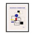 Bauhaus Frames and Fragments Wall Art #oran_black-white-border