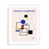 Bauhaus Frames and Fragments Wall Art #oran_white-white-border