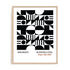 Bauhaus Geometric Dialogue Wall Art #oran_natural-no-border