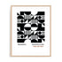 Bauhaus Geometric Dialogue Wall Art #oran_natural-white-border