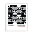 Bauhaus Geometric Dialogue Wall Art #oran_white-no-border