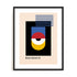 Bauhaus Graphic Layers Wall Art #oran_black-no-border