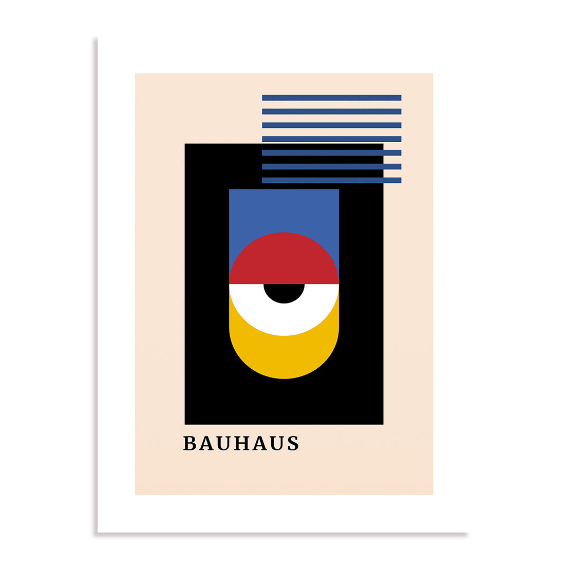 Bauhaus Graphic Layers Wall Art