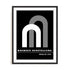 Bauhaus Graphic Tension Wall Art #oran_black-white-border