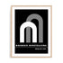 Bauhaus Graphic Tension Wall Art #oran_natural-white-border