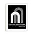 Bauhaus Graphic Tension Wall Art #oran_white-white-border