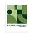 Bauhaus Green Geometric Wall Art