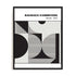 Bauhaus High Contrast Form Study Wall Art #oran_black-no-border