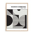 Bauhaus High Contrast Form Study Wall Art #oran_natural-no-border