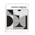 Bauhaus High Contrast Form Study Wall Art #oran_white-no-border