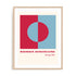 Bauhaus High Contrast Geometry Wall Art #oran_natural-white-border