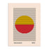 Bauhaus Horizontal Field and Disc Wall Art