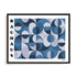 Bauhaus Indigo Interlock Wall Art #oran_black-no-border