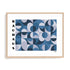 Bauhaus Indigo Interlock Wall Art #oran_natural-white-border