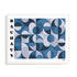 Bauhaus Indigo Interlock Wall Art #oran_white-no-border