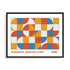 Bauhaus Interplay Wall Art #oran_black-no-border