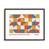 Bauhaus Interplay Wall Art #oran_black-white-border